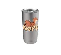 Lazy Squirrel Not Today Nope Stainless Steel Insulated Tumbler