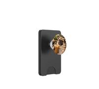 Lazy Sunday Coffee Pug Funny Relaxing Meme PopSockets PopWallet for MagSafe