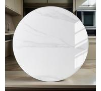 Lazy Susan for Dining Table,Rotatable Serving Plate,20-32 in Marble Texture Rock Slab with Anti-Scratch Surface & Ultra-Quiet Bearing for Kitchen/Dining Tables Centerpiece