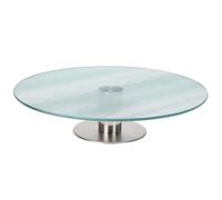 LAZY SUSAN GLASS DIA 30CM