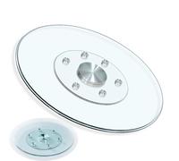 Lazy Susan Glass Turntable For Tabletop, 24in 28in 32in 40in Round Rotating Serving Tray, Large Serving Plate For Hotel Restaurant(90cm/36inch)