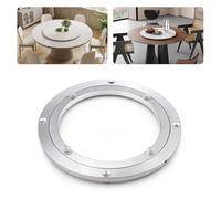Lazy Susan Hardware, Smooth Rotating Lazy Susan Turntable Bearing Base, Heavy Duty Aluminium Alloy Swivel Plate for Dining Table, Cabinet, Serving Tray (20cm)