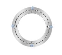 Lazy Susan Hardware Turntable Bearings Heavy Duty for Serving Trays,Silver,Table Turntable Rotating,360° Rotating Silent (27inch)(300mm (12 inches))