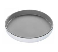 Lazy Susan Rotating Storage Rack Grey Kitchen Pantry Organizer