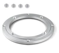 Lazy Susan Turntable Bearing 150 200 300 400mm Manual, Heavy Duty Aluminium Alloy Swivel Turntable Rotating Bearing, Dining Room Turntable 360° Swivel Adjustable Dining Table(5 inches (125mm))