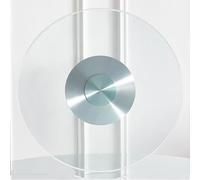 Lazy Susan Turntable for Dining Table Large Tempered Glass Swivel Serving Tray Smooth 360°Rotatable Rotating Plate Transparent Rotating Tray 20/24/27/31/35/39in (Size : 60cm/24)