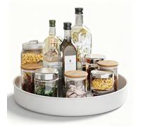Lazy Susan Turntable,Kitchen Storage Rack,Rotating Spice Rack,Stainless Condiments Organizer,Kitchen Storage & Organisation(20cm)