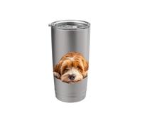 Lazy Tibetan Terrier Stainless Steel Insulated Tumbler