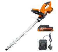 Lazy Tools Cordless Hedge Trimmer 570mm & 16mm Teeth - 2.5kg - 20V Battery in Orange Lazy Tools Orange