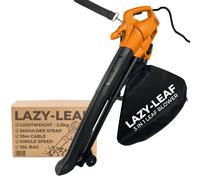 Lazy Tools Lazy-Leaf Electric Leaf Blower, Vacuum & Mulcher 35L Bag, 2.6kg in Orange Lazy Tools Orange