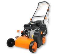Petrol Scarifier & Raker 212cc 420mm 2-in-1 Garden Aerator, 6 Height Settings