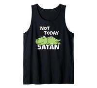 Lazy Tyrannosaurus Rex Lazybones Laziness Not Today Satan Tank Top
