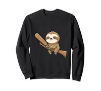 Lazy Vibes Cute Sloth Napping On Branch Today Sweatshirt