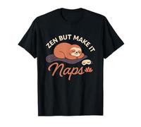 Lazy Wellness Anti Hustle Humor Spiritual Exhaustion Vibes T-Shirt
