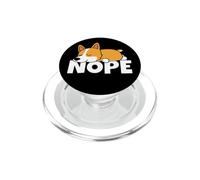 Lazy Welsh Corgi Pembroke Cute Dog Nope PopSockets PopGrip for MagSafe