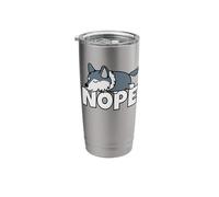 Lazy Wolf Not Today Nope Stainless Steel Insulated Tumbler
