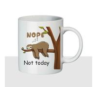 Lazy You, Lazy Day Funny Sloth Mug - Cute Novelty Gift for Women, Men, Teens - Sloth Coffee Cup for Xmas, great choice for birthdays, Birthday, Office, Friends or Coworkers - Ceramic Lazy Day Mug.