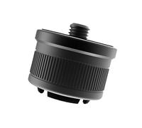 lazyfun 1/4 Screw to 17 mm Ball Head Mounting Interfaces Plastic Joint Adapter for Mobile Phone Camera Car Mounting Tripods Tripod Adapter Holder