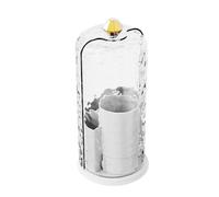 lazyfun 360 Rotating Organiser Transparency Multi Layer Cosmetic Storage Box Space Efficient Bathroom Shelf Solution Cosmetic Storage Box