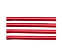 lazyfun 4Pcs Aluminum Alloy Tent Poles Repair Tube Replacement Camping Rod Connecting Pipe Camping Accessories Aluminium Alloy Tent Repair Tube