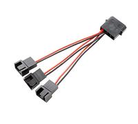 lazyfun IDE 4Pin Male To Small 4pin Female Y Splitter Adapter Floppy Disk Drive Power Supply Cable Converter For Case Fan Case Fan Cable Extension Splitter