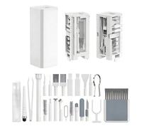 lazyfun Pack of 1 Search Engine Single 32 in 1 Cleansing Tools with Brushes Pincers for Keyboards Phones Laptops Cameras and More Profound Cleansing Tools