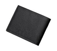 lazyfun Thin PU Wallet for Men, Portable Cash Organiser with Multiple Card Slots, Compact Storage Pockets for Daily Use, Professional Gift for Him, Birthday, black, Einheitsgröße