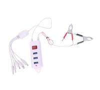 lazyfun Universals 3-Port USB Charging Station Switch Button Fire Resistant and Overload Protection for Daily Use Switches Around