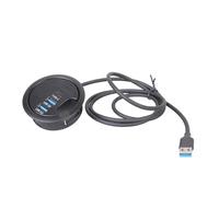 lazyfun USB 3.0 Type C Splitter Adapter Desktop 2 USB 3.0 Ports 1 Type C Connector for PC Laptop Fast Data Transfer Blue LED USB Port Adapter