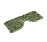 LazyGa Jade Eye Mask,Large Facial Cooling Mask with 100% Real Jade for Hot & Cold Therapy,Green Stone Facial Eyes Sleeping Mask Relief Eye Cover