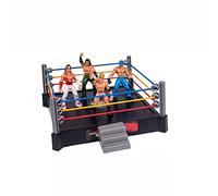 Lazyspace 4 Dolls Arena Wrestling Ornaments Arena Set Doll Scene Model Gladiator Home Decor, Gifts for Christmas
