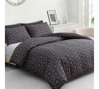 Lazzaro 100% Premium Brushed Microfiber Single Duvet Cover Reversible Hotel Quality Bedding Set