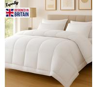 Lazzaro Double Duvet 10.5 Tog Premium Coverless Microfiber Quilt Soft Breathable Antibacterial Designed In Uk