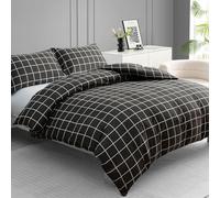 Lazzaro Double Duvet Set - Premium Brushed Microfiber Double Duvet Cover (200 x 200 cm) 3 PCs - Breathable Luxury Bedding Set For All Seasons
