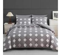 Lazzaro Polka Dot Double Duvet Set - Premium Microfiber Reversible Double Duvet Cover (200 x 200 cm) 3 Pcs - Ultrasoft Hypoallergenic Luxury Quilt Cover Bedding Set With Zipper Closure For All Seasons