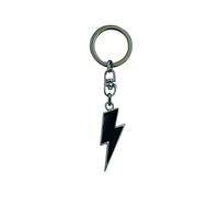 lazzaro italy Lightning keyring - Silver plated Craft Jewel for men and women - Pendant Symbol of Energy and Illumination H 1,19 inches