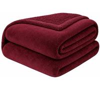 Lazzaro King Flannel Fleece Blanket - Microfiber Solid Cozy & Warm, 290 GSM Fluffy Blankets and Throws For Sofas - Lightweight Super Soft Luxury Blankets for Bed
