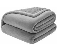 Lazzaro King Flannel Fleece Blanket - Microfiber Solid Cozy & Warm, 290 GSM Fluffy Blankets and Throws For Sofas - Lightweight Super Soft Luxury Blankets for Bed