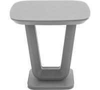 Lazzaro Lamp Table - Light Grey Matt