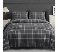 Lazzaro Luxury Microfiber Single Duvet Cover Set Reversible Bedding Sets Hypoallergenic With Zipper Closure