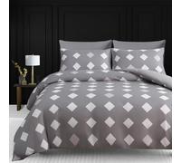 Lazzaro Polka Dot Super King Duvet Set - Premium Microfiber Reversible Superking Duvets Sets (260 x 220 cm) 3 Pcs - Ultrasoft Hypoallergenic Luxury Quilt Cover Bedding Set With Zipper Closure