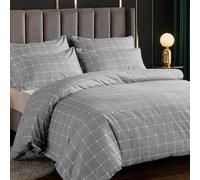 Lazzaro Super King Duvet Set - Premium Microfiber Reversible Superking Duvets Sets (260 x 220 cm) 3 PCs - Ultrasoft Hypoallergenic Luxury Quilt Cover Super King Bedding Sets with Zipper Closure