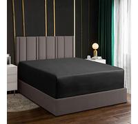 Lazzaro Super King Fitted Sheet Extra Deep Pocket 40 cm (16 inches) Durable Elastic Bed Sheets - Premium Microfiber Superking Fitted Sheet - Ultrasoft Hypoallergenic Fade Resistant