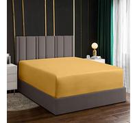 Lazzaro Super King Fitted Sheet Extra Deep Pocket 40 cm (16 inches) Durable Elastic Bed Sheets - Premium Microfiber Superking Fitted Sheet - Ultrasoft Hypoallergenic Fade Resistant