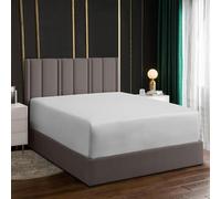 Lazzaro Super King Fitted Sheet Extra Deep Pocket 40 cm (16 inches) Elastic Bed Sheets - Premium Brushed Microfiber Superking Fitted Sheet - Ultrasoft Hypoallergenic Fade Resistant