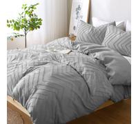 Lazzaro Tufted Double Duvet Set Ultrasoft Breathable Duvet Cover Double For All Seasons With Zipper Closure