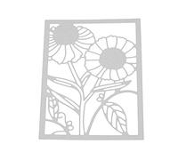 Lazzboy Stencil Cutting Dies Metal Die Paper Card Arts Hand Craft Decorative for Sizzix Big Shot/Other Machines(B, Flower-2 Wildflower)