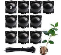 Lazzineer Tree Root Growing Box, Reusable Transparent Plants Asexual Reproduction Grafting Ball, High Pressure Air Layering Pods Propagation Kit (10pcs Small)