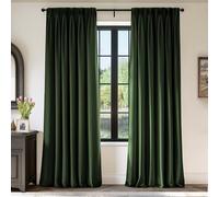 Lazzzy Velvet Blackout Curtains Thermal Insulated Curtains Drapes