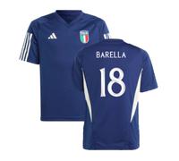 (LB) 2023-2024 Italy Training Jersey (Dark Blue) - Kids (BARELLA 18)